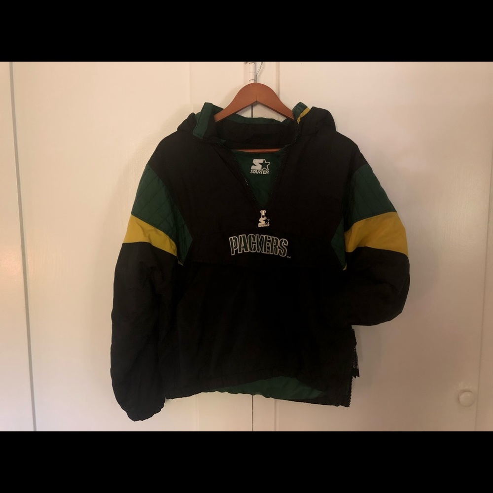 Vintage Large STARTER Green Bay Packers Jacket